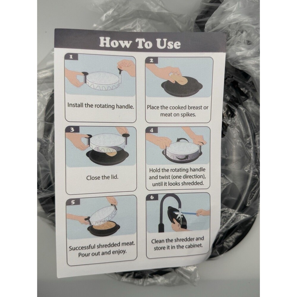 Chicken Shredder Tool Twist Meat Shredder for Chicken Pork Beef Easy Kitchen